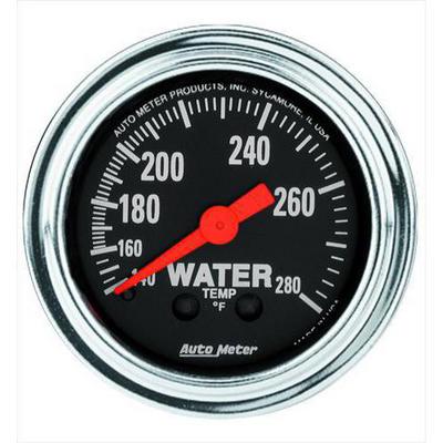 Auto Meter Traditional Chrome Mechanical Water Temperature Gauge - 2431